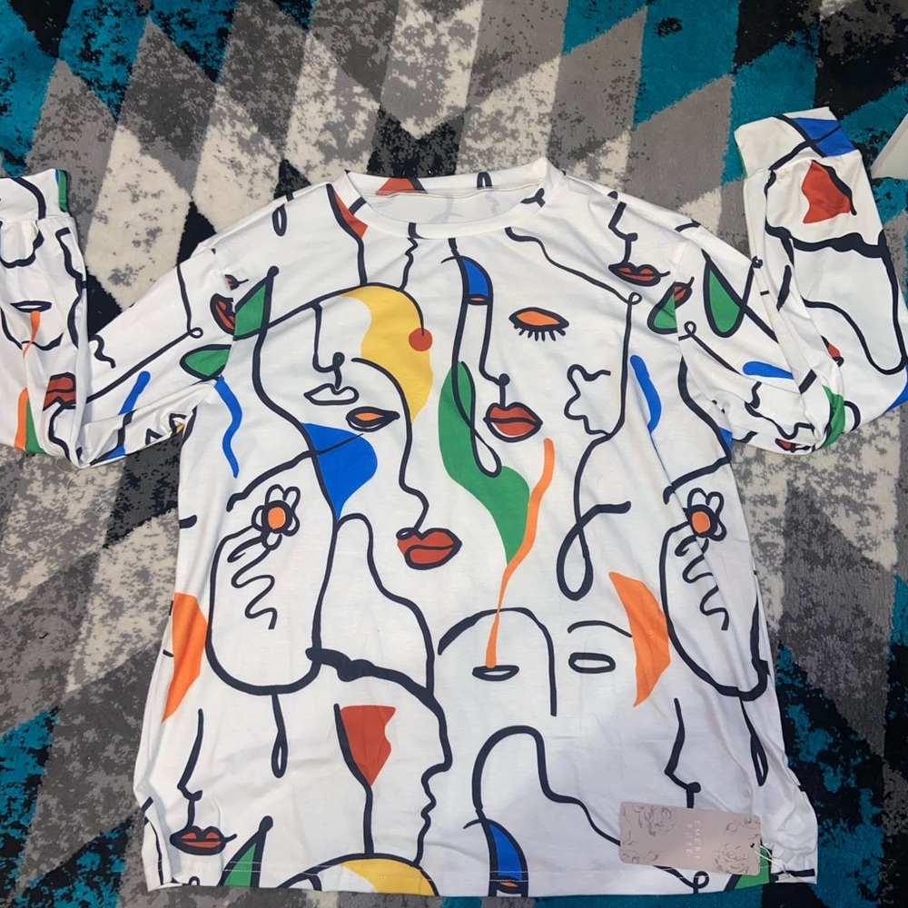 Abstract Art Long Sleeve Tee
